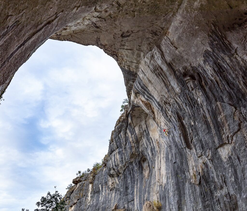 Klettern in Karlukovo, Bulgarien